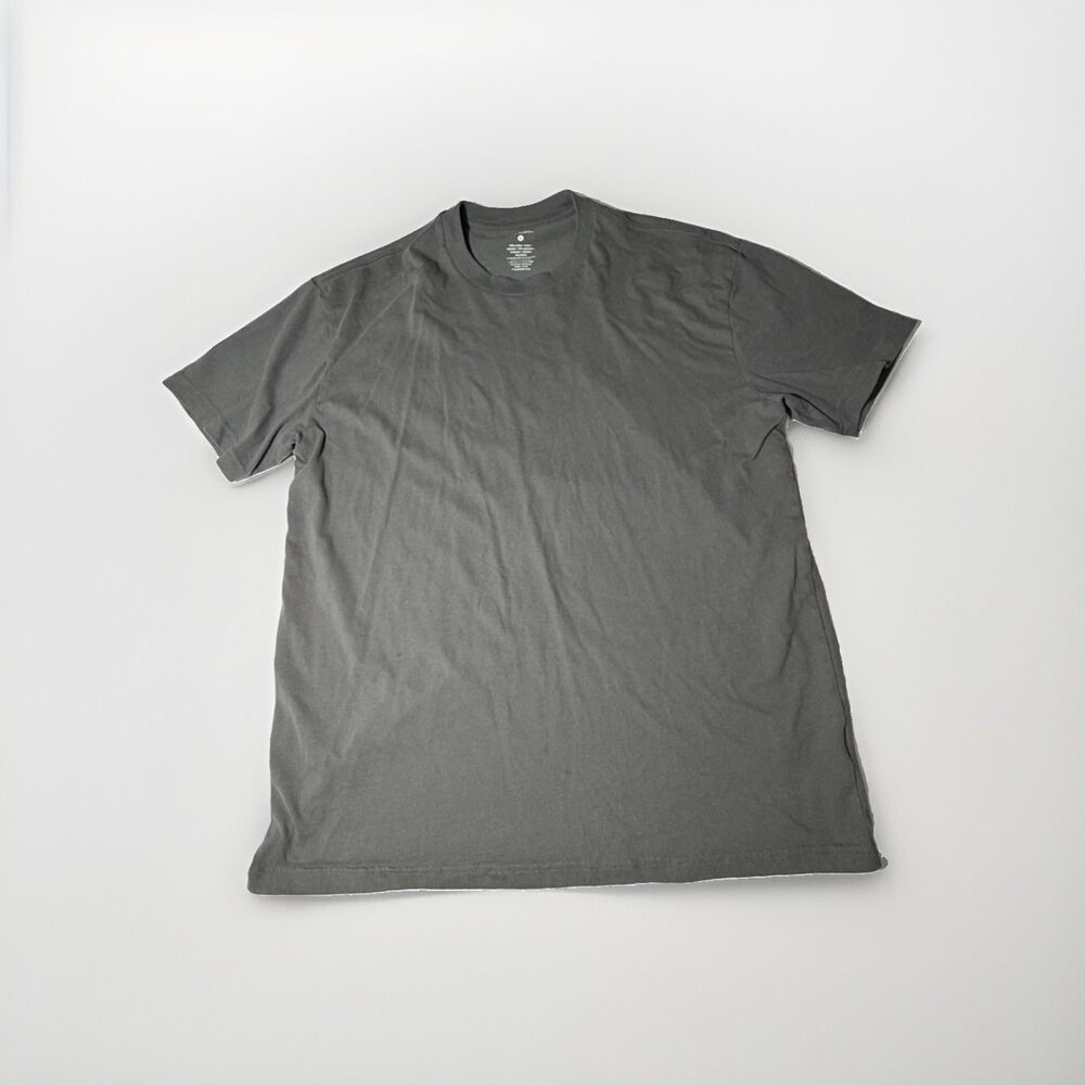 NWOT True Classic Men’s XL T-Shirt Charcoal Gray Crew Neck Cotton Blend Tee
